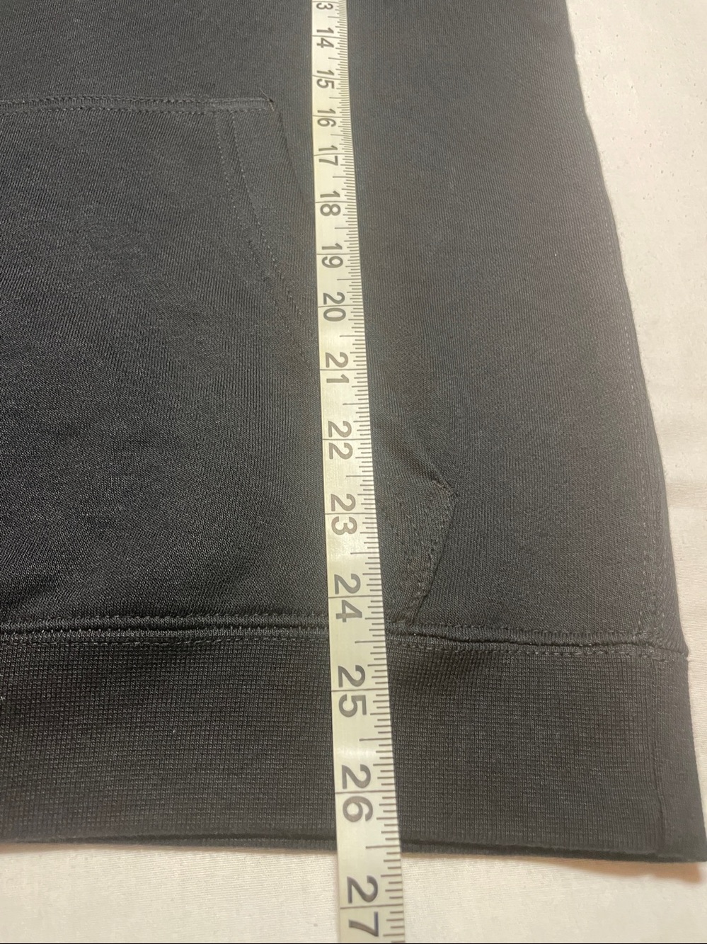 Nike Men’s Charcoal Gray Pullover Hoodie with White Logo - Picture 7 of 11